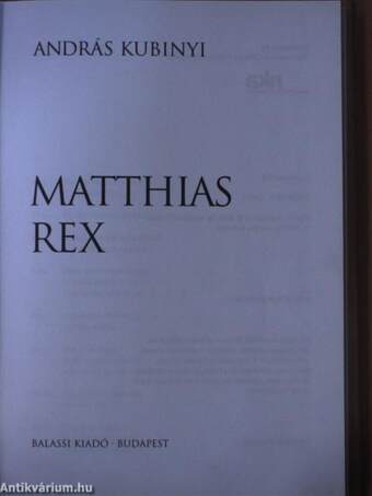 Matthias Rex