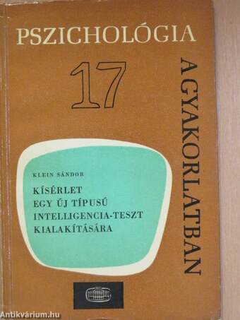 Kísérlet egy új típusú intelligencia-teszt kialakítására