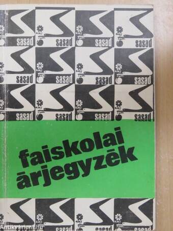 Faiskolai árjegyzék 1973. ősz - 1974. tavasz