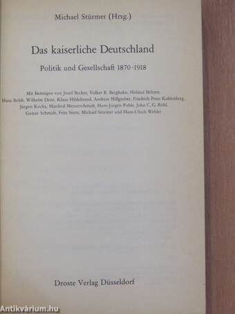 Das kaiserliche Deutschland