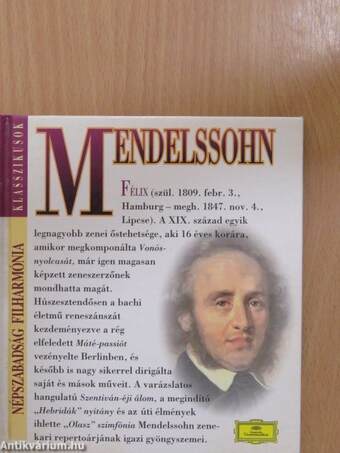 Félix Mendelssohn - CD-vel