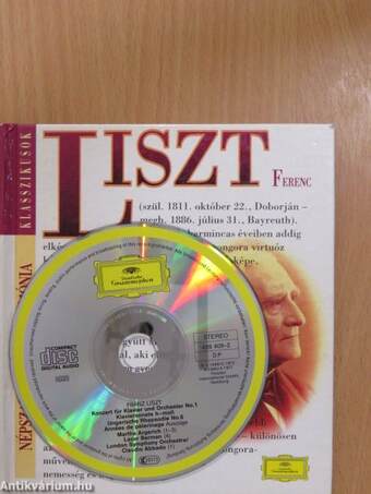 Liszt Ferenc - CD-vel