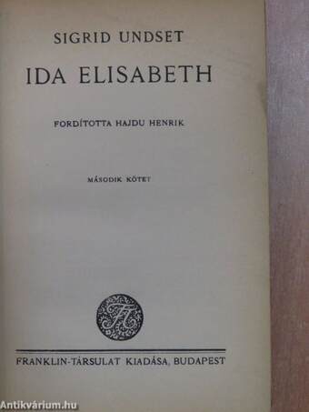 Ida Elisabeth I-II.