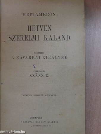 Hetven szerelmi kaland