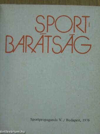 Sportbarátság (minikönyv)