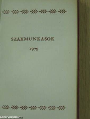 Szakmunkások 1979 (minikönyv)