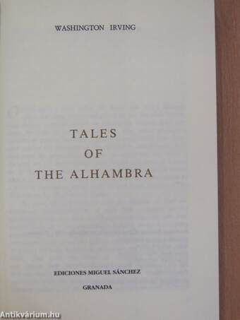 Tales of the Alhambra