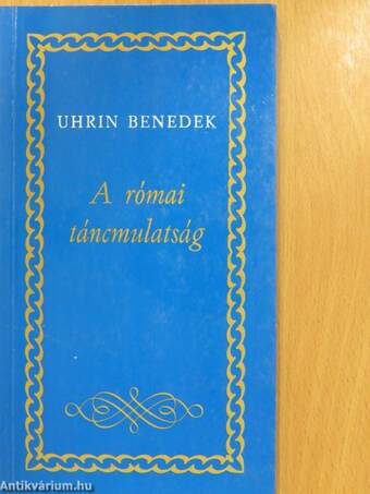 A római táncmulatság (dedikált példány)