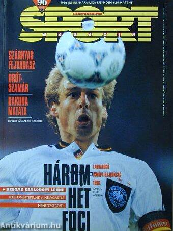 Nemzetközi sport magazin 1996. június