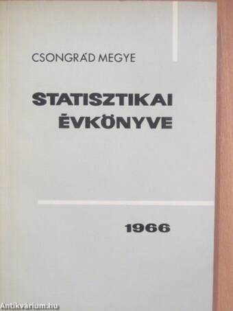 Csongrád megye statisztikai évkönyve 1966