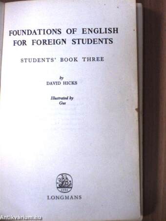 Foundations of English for foreign students - Students' Book 3.