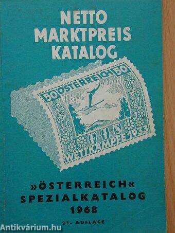 "Austria" Netto Marktpreis Katalog 1968