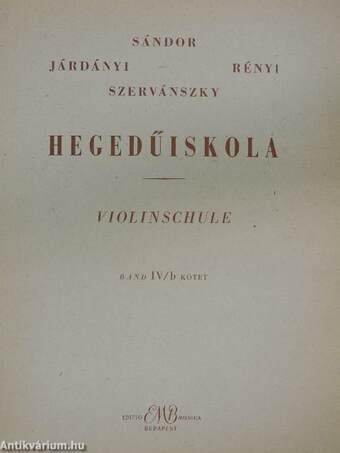 Hegedűiskola IV/b