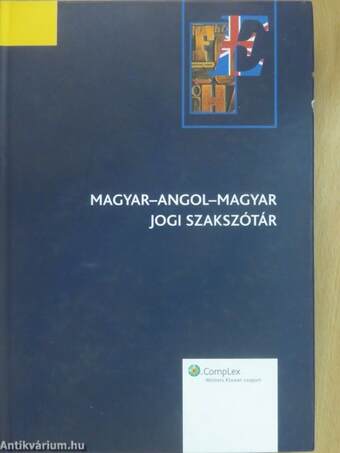 Magyar-angol-magyar jogi szakszótár