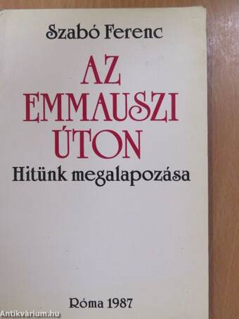 Az emmauszi úton (dedikált példány)