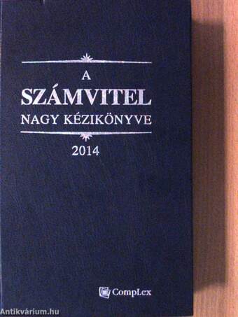 A számvitel nagy kézikönyve 2014