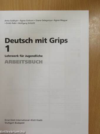 Deutsch mit Grips 1 - Arbeitsbuch