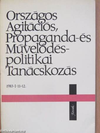 Országos agitációs, propaganda- és művelődéspolitikai tanácskozás