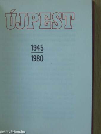 Újpest 1945-1980 (minikönyv) (számozott)