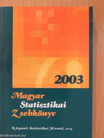 Magyar statisztikai zsebkönyv 2003