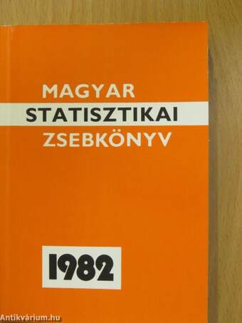 Magyar statisztikai zsebkönyv 1982