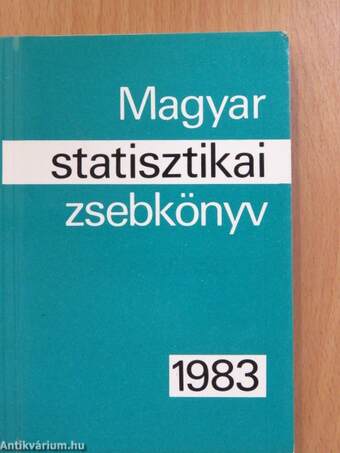 Magyar statisztikai zsebkönyv 1983.