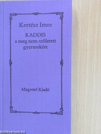 Kaddis a meg nem született gyermekért