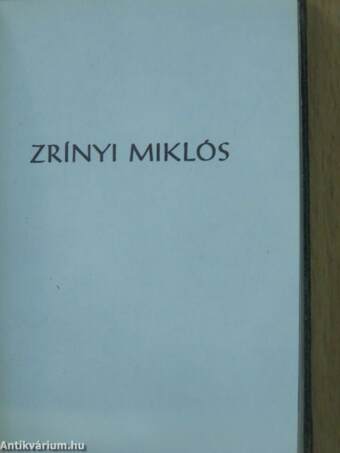 Zrínyi Miklós (minikönyv) - Plakettel