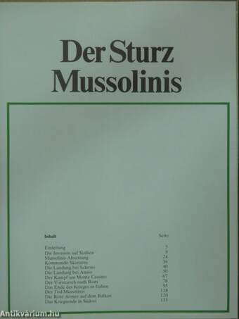 Der Sturz Mussolinis