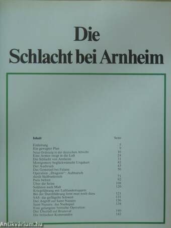 Die Schlacht bei Arnheim