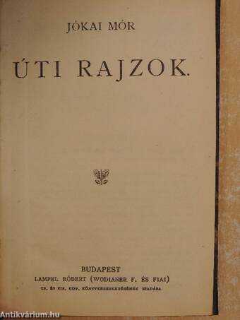 Úti rajzok/Ne nyulj hozzám/A gazdag szegények