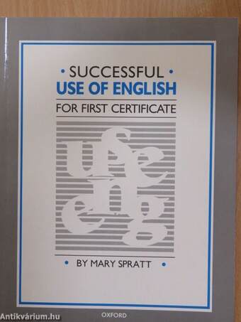 Successful use of English for First Certificate