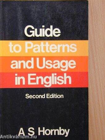 Guide to Patterns and Usage in English