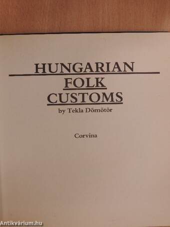 Hungarian Folk Customs