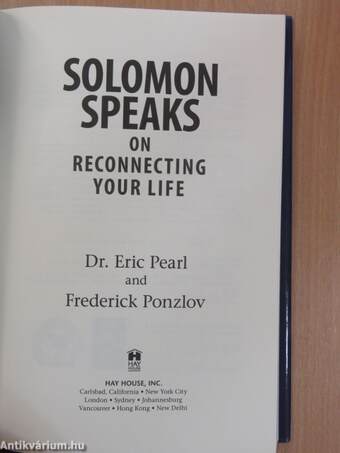 Solomon Speaks on Reconnecting Your Life