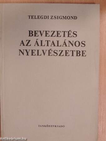 Bevezetés az általános nyelvészetbe