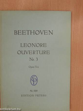 Ouverture Nr. 3 zur Oper Leonore (Fidelio)