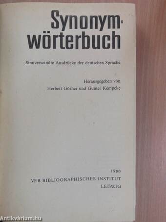 Synonymwörterbuch