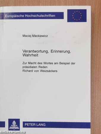 Verantwortung, Erinnerung, Wahrheit