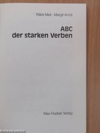 ABC der starken Verben