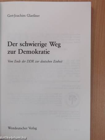 Der schwierige Weg zur Demokratie