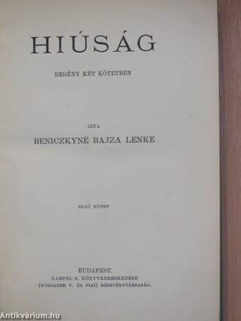 Hiúság I-II.