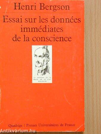 Essai sur les données immédiates de la conscience