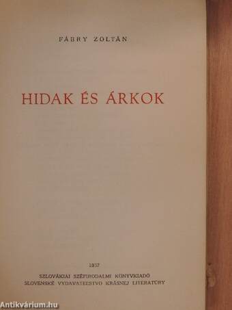 Hidak és árkok