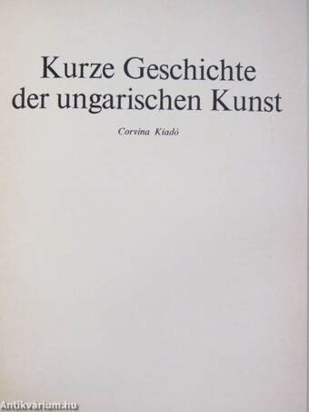 Kurze Geschichte der ungarischen Kunst