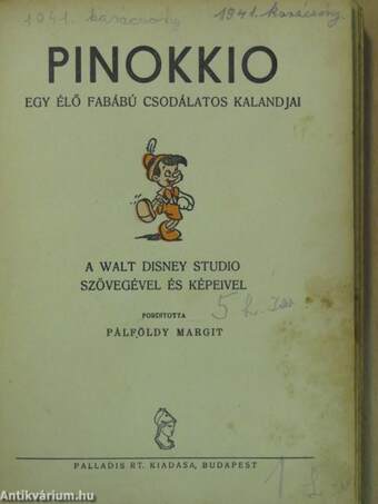 Pinokkio (rossz állapotú)