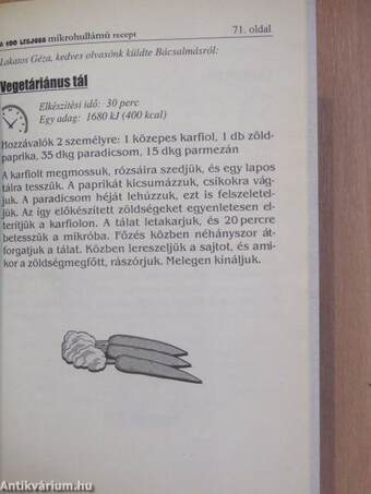 A 100 legjobb mikrohullámú recept