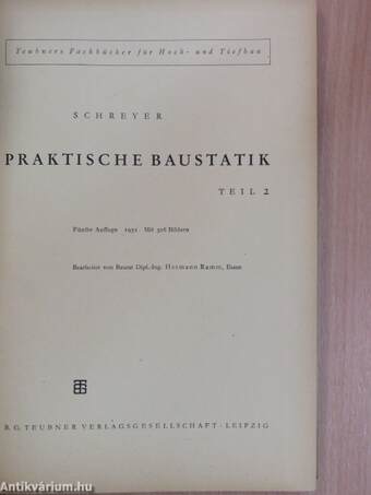 Praktische Baustatik II.