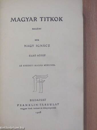 Magyar titkok I-III.