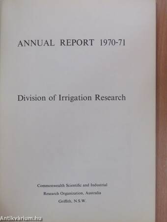 Annual Report 1970-71